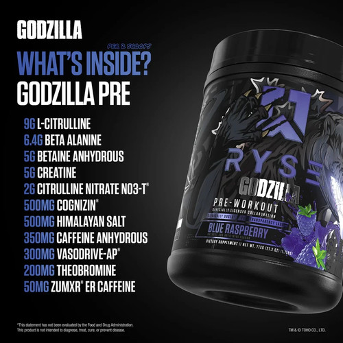 Ryse godzilla pre workout - pre-workout, 40
