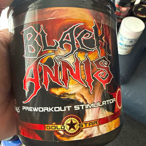 Gold star black annis - gold,